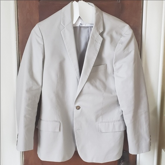 J Crew Slim Suit in Stone Summer Cotton - Picture 2 of 7